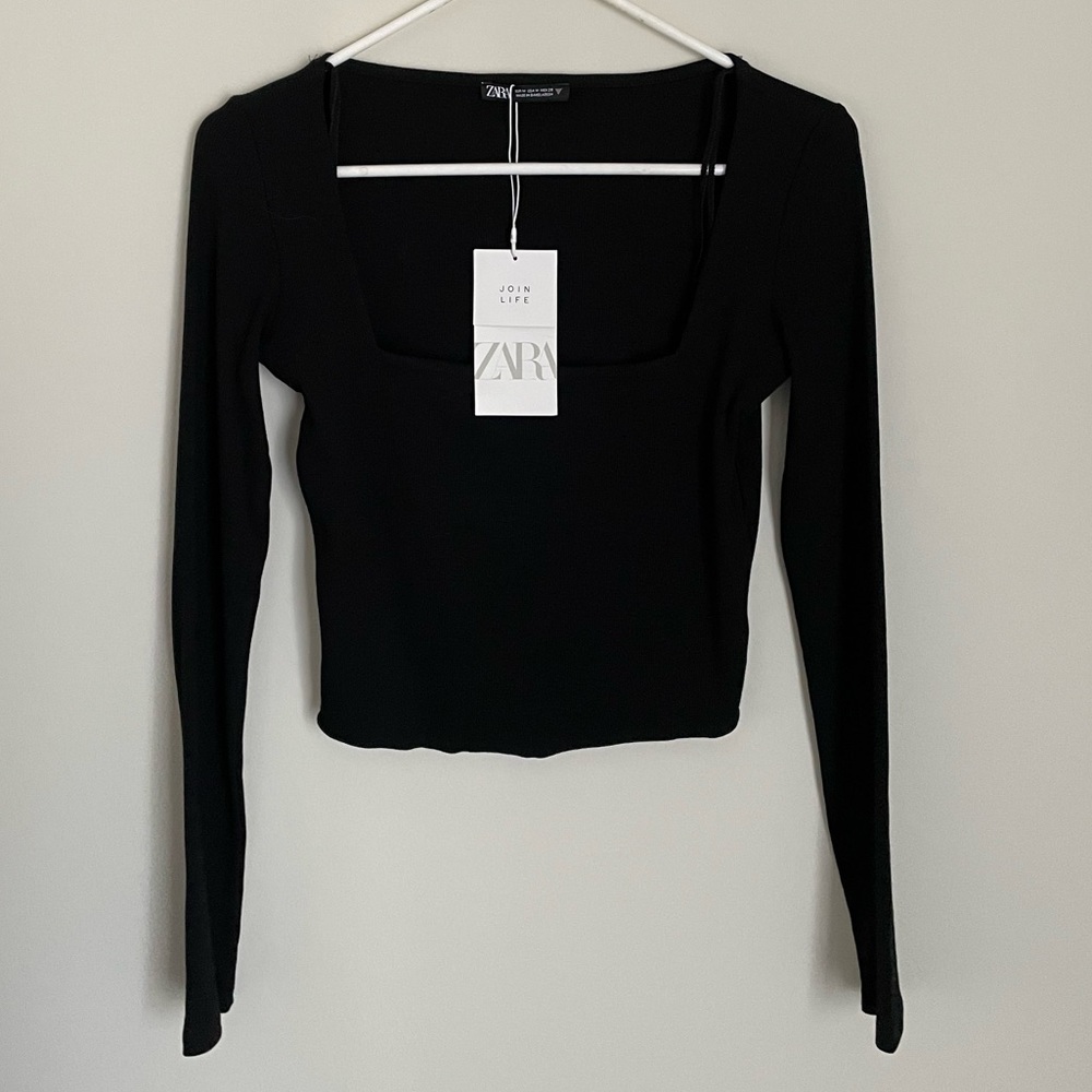 Zara Square Neck Top